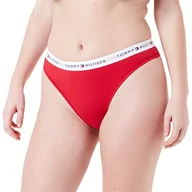 Majtki damskie - Tommy Hilfiger Stringi, Podstawowy czerwony - miniaturka - grafika 1