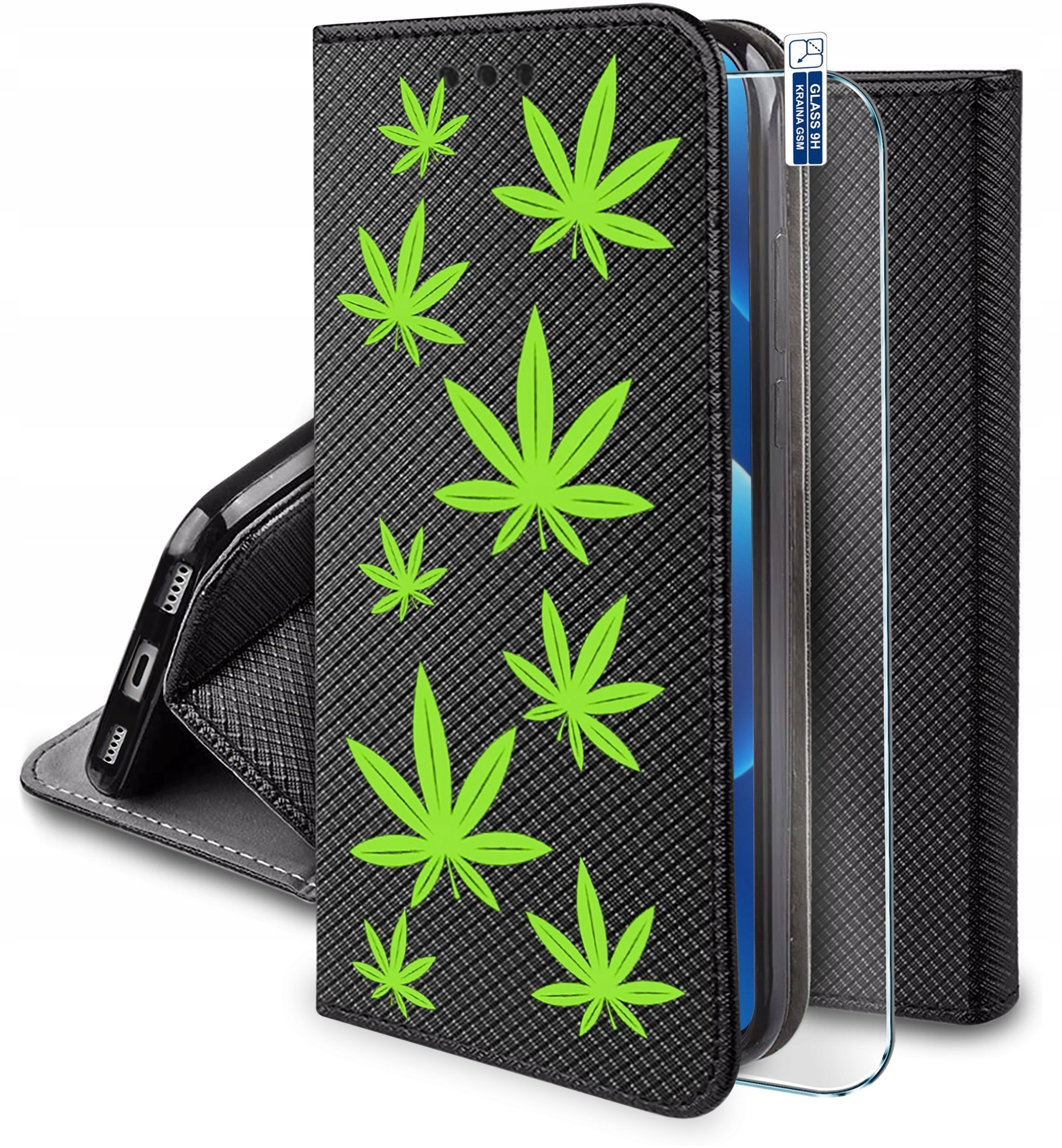 krainaGSM Etui Do Google Pixel 11 Magnet Wzory Case Portfel + Szkło 9H