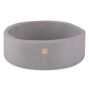 Misioo Suchy Basen 90X30 Cm Okrągły Jasnoszary Active - Suche baseny - miniaturka - grafika 1