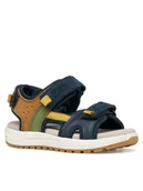 Buty dla chłopców - Geox Sandały J Sandal Alben Boy J35AVA 01522 CF42Q S Granatowy - miniaturka - grafika 1