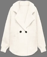 Swetry damskie - KRÓTKA NARZUTKA ALPAKA ŚMIETANA (CJ65) - MADE IN ITALY - miniaturka - grafika 1