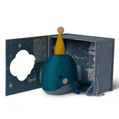 Śliniaki i fartuszki - Picca LouLou - Przytulanka Pan Wieloryb 21 cm Luxury Gift Box - miniaturka - grafika 1