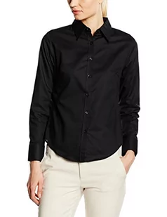 Fruit of the Loom Damska koszula Oxford z długim rękawem, czarny (czarny), 46 - Koszule damskie - miniaturka - grafika 1