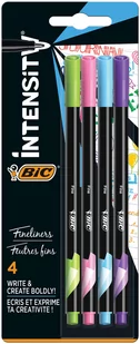 BIC Cienkopisy Intensity Fine 4 kolory - Przybory szkolne - miniaturka - grafika 4