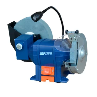 Dexter Otwornica stołowa dwutarczowa 150/200 mm 170W - Szlifierki i polerki - miniaturka - grafika 1