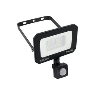Naświetlacz SMD LED z czujnikiem ruchu ASTON LED S 20W BLACK NW - Lampy ogrodowe - miniaturka - grafika 1