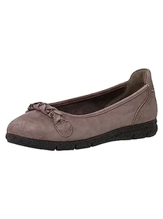 Tamaris Comfort Damskie 8-82102-41 wygodne buty damskie z łańcuszkiem, buty na co dzień, biznesowe, baleriny, antracytowy, 37 EU Weit - Moda i Uroda OUTLET - miniaturka - grafika 1