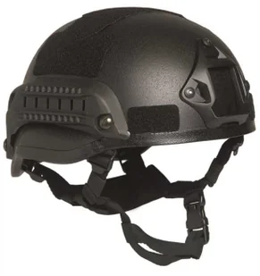 Replika Hełmu MIL-TEC RAIL M.I.C.H. 2002 BLACK  | PayPo | GRATIS WYSYŁKA | ZWROT DO 100 DNI - Odzież taktyczna i umundurowanie - miniaturka - grafika 1