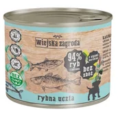 Mokra karma dla psów - Wiejska Zagroda dla szczeniąt Rybna uczta 200g - miniaturka - grafika 1