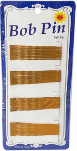 Wsuwki fryzjerskie do włosów 6 cm złote 36 sztuk stal powlekana - Pozostałe akcesoria fryzjerskie - miniaturka - grafika 1