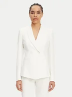 Marynarki i żakiety damskie - Patrizia Pepe Marynarka 2S1528 A411 W146 Biały Regular Fit - miniaturka - grafika 1