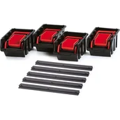 Pojemniki przemysłowe - Skrzynka narzędziowa SETTRUCK czarna 58x23,5x13 cm - miniaturka - grafika 1