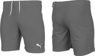 Spodnie sportowe męskie - Puma Spodenki męskie Puma teamRISE Short szare 704942 13 S - miniaturka - grafika 1