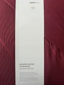 Pościel - Elegancka pościel 200x220 Home&You żakardowa czerwona Elsie wypukły wzór - miniaturka - grafika 1