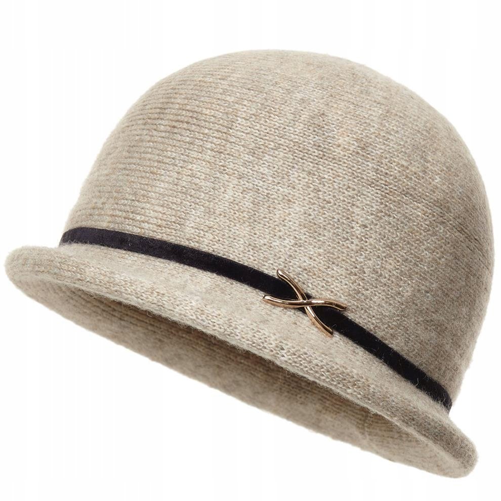 Kapelusz damski ELISABETTA Jasny beż