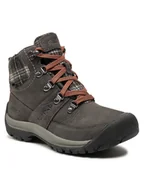 Buty trekkingowe damskie - Keen Trekkingi Kaci III Winter Mid Wp 1026719 Szary - miniaturka - grafika 1