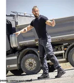 Odzież robocza - Ardon ARDON 4Xstretch - spodnie robocze pas stretch, 7 kieszeni: na składaną miarkę, śrubokręt, nóż + na nakolanniki, d-ring, - ciemno-szara H6088 48 - miniaturka - grafika 1