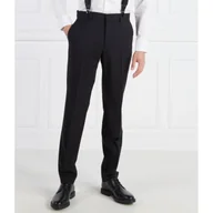 Spodnie męskie - BOSS Wełniane spodnie H-Lenon-MM-224 | Regular Fit - miniaturka - grafika 1