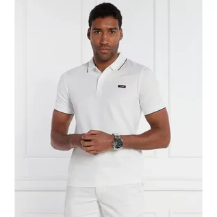 Koszule męskie - Calvin Klein Polo | Regular Fit | stretch pique - grafika 1