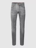 Spodnie męskie - Jeansy o kroju tapered fit z 5 kieszeniami model ‘Lyon’ - miniaturka - grafika 1