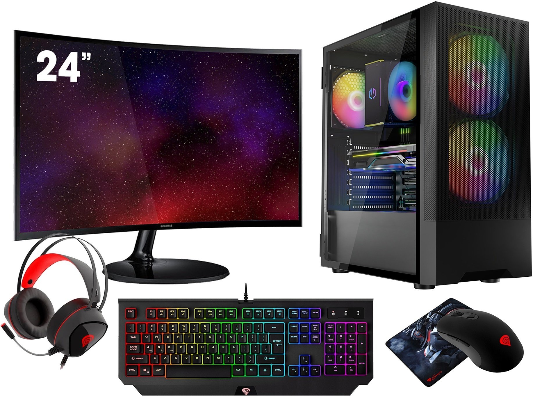 Vist ZESTAW Ryzen 7 Pro 4750G 16GB VEGA SSD 1TB WIFI Win11 24