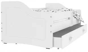 ﻿Łóżko dziecięce 180x80 szuflada + materac SWEETY - Łóżka dla dzieci i młodzieży - miniaturka - grafika 1