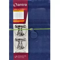 ANTRA Notes A5 Kratka Renesans Granatowy ANTRA - Notesy i bloczki - miniaturka - grafika 1