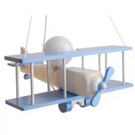 Lampy sufitowe - Hellux Samolot duży E27 Lampa wisząca dziecięca 104.11.29 104.11.29 - miniaturka - grafika 1