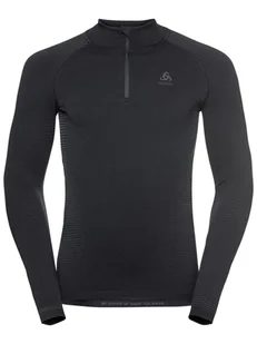 Odlo Podkoszulek funkcyjny "Performance Warm Eco" w kolorze czarnym - Kalesony - miniaturka - grafika 1