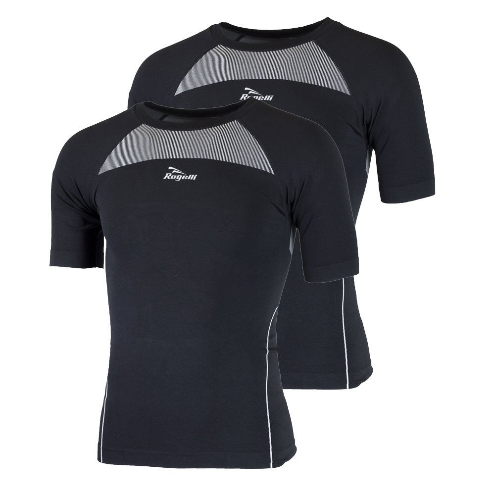 ROGELLI CORE 2-pak bielizna - koszulka termoaktywna krótki rękaw, czarny 070.021