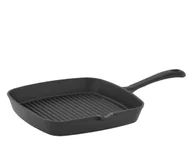 Patelnie - Patelnia grillowa, żeliwna, kwadratowa 220x220x35 mm TECHNICA, Platinum Line - miniaturka - grafika 1