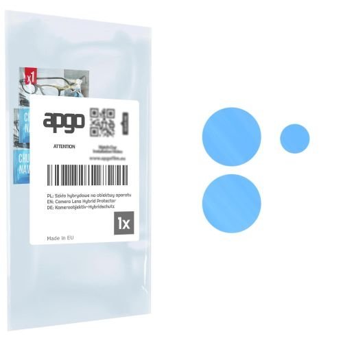 1x szkło hybrydowe na aparat obiektyw kamerę 9H do Xiaomi Redmi Note 13 Pro - apgo hybrid Camera Lens Protector