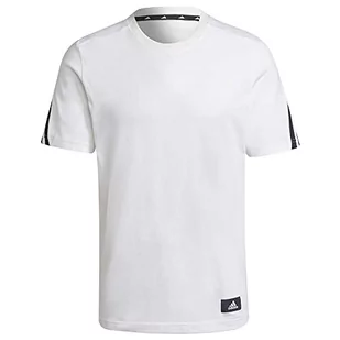 Adidas H39787 M FI 3S T-shirt męski biały L - Koszulki męskie - miniaturka - grafika 1