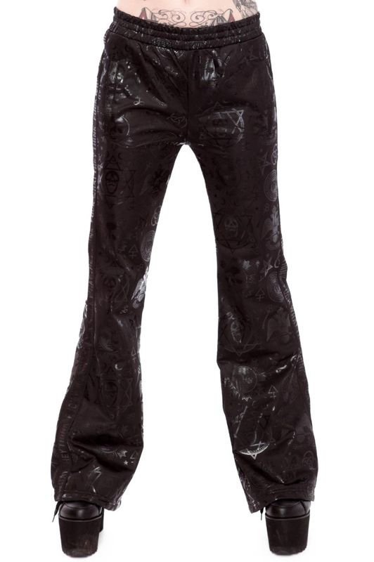 spodnie dresowe KILLSTAR - SIT AND SPIN,damskie dzwony-L