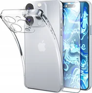 Etui i futerały do telefonów - Hello Case Etui do iPhone 16 Pro Max Gumowe Silikon Przezroczyste SZKŁO HARTOWANE - miniaturka - grafika 1