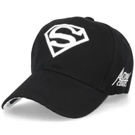 Czapki i chusty sportowe męskie - Czapka Superman Cap Czarno-Biały - miniaturka - grafika 1