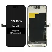 Części serwisowe do telefonów - Wyświetlacz LCD ekran dotyk digitizer do Apple iPhone 15 Pro (Incell) (Wymienny IC) - miniaturka - grafika 1