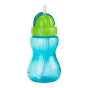 Bidony dla dzieci - Canpol Babies Babies Babies, Bidon sportowy ze składaną rurką, Niebieski - miniaturka - grafika 1