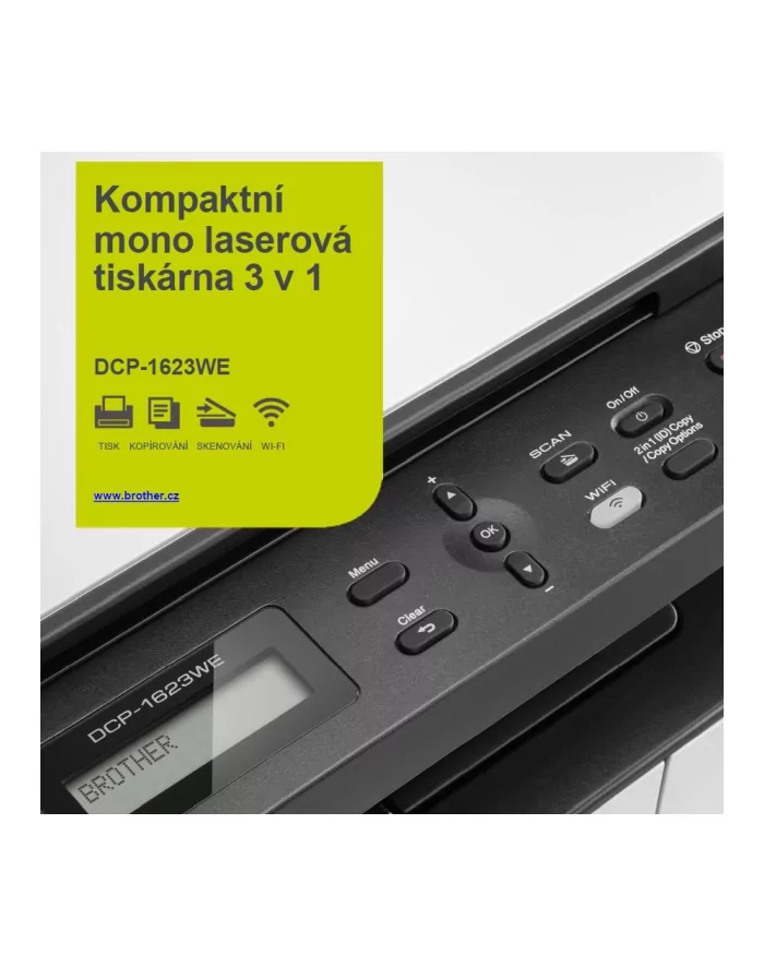 brother Drukarka MFP DCP-1623WE  mono A4/USB/WiFi/20ppm