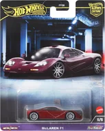 Samochody i pojazdy dla dzieci - Hot Wheels Premium Car Culture Exotic Envy autko kolekcjonerskie Mclaren F1 HKC77 - miniaturka - grafika 1