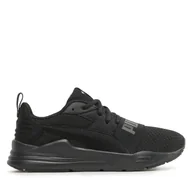 Sneakersy damskie - Sneakersy Puma Wired Run Pure Jr 390847 01 Czarny - miniaturka - grafika 1