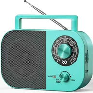 Radia - Radio przenośne AM, FM, SW, do domu/na zewnątrz/na kemping/w sytuacjach awaryjnych (niebieskie). - miniaturka - grafika 1