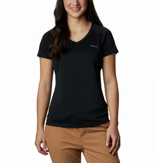 Koszulki sportowe damskie - Damska koszulka trekkingowa Columbia Women's Zero Rules - czarna - COLUMBIA - grafika 1
