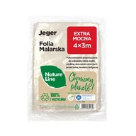 Folie i taśmy malarskie - Folia malarska Nature Line Extra mocna 4 x 3 m Jeger - miniaturka - grafika 1