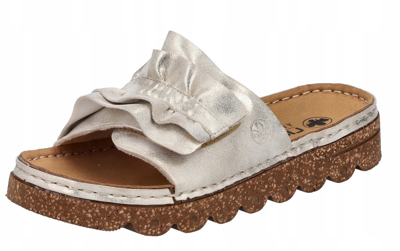 Rieker Rieker Slides Shoes V8763-60 Beżowe 40