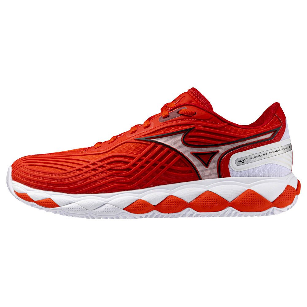 Męskie buty tenisowe Mizuno Wave Enforce Tour 2 Clay Fiery Red EUR 42,5