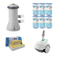 Baseny ogrodowe - WAYS - Pielęgnacja basenu - Odkurzacz basenowy ZX50 & pompa filtrująca 3407 L/u & 6 filtrów typu A & szczotka szorująca WAYS - miniaturka - grafika 1
