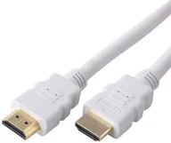 Kable - NoName Kabel Audio/video High Speed HDMI-HDMI M/M 2m pozłacane końcówki biały No Name - miniaturka - grafika 1