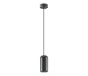 Lampy sufitowe - Redo 01-3474 - Żyrandol na lince BOOM 1xGU10/10W/230V śr. 7,6 cm czarne - miniaturka - grafika 1