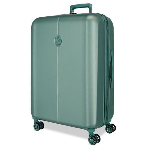 El Potro Vera Walizka Średni Zielony 49 x 70 x 28 cm Twardy ABS Zamknięcie TSA 81L 4,14 kg 4 Podwójne koła, Zielony, średnia walizka